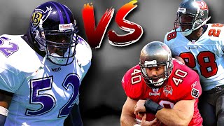 Mike Alstott & Warrick Dunn vs Ray Lewis (2001) | RB vs LB Matchup