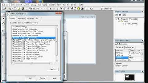 visual basic 6.0 create & connect database to your program without coding.avi