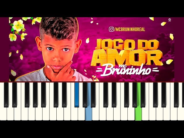 💙Como Tocar Jogo Do Amor - MC Bruninho - Piano Tutorial💙 