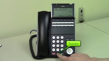 NEC VoIP Phones - Transfer a Call