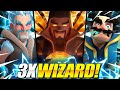 UNSTOPPABLE NEW TRIPLE WIZARD DECK ACTUALLY WORKS!! JUST WOW!..  Clash Royale Triple Wizard Deck