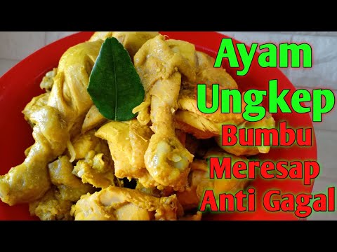 Masakan Resep Ayam Goreng Ungkep | Resep Ayam Ungkep Gurih dan Empuk 👍 Yang Lezat