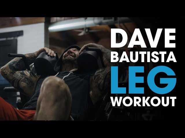 Dave Bautista: gimnasio con pesas personalizadas