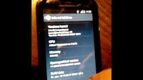 Motorola DEFY MB525 cm11 Android 4.4.1 KitKat cyanogenmod