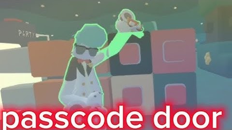 how to make working passcode door in yeeps!