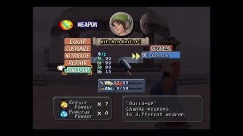 Dark Cloud:  Broken Dagger Glitch