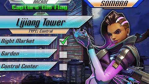Overwatch: Sombra #2 [Capture the Flag] - Lijiang Tower (no commentary) PS4