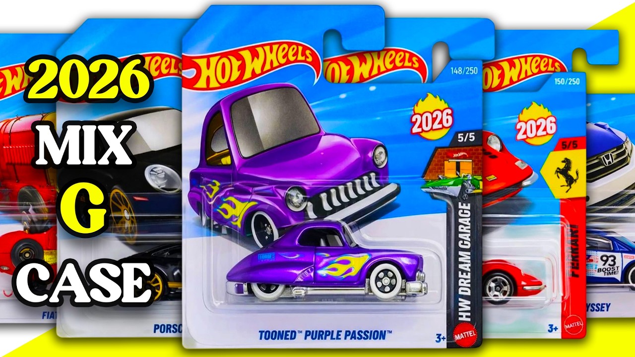 Showcase - Hot Wheels 2026 Mix G Case, F Case, E Case Complete Lineups.