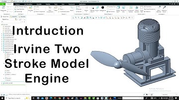 Two Stroke Engine 3D Model In Creo | Irvine Two Stroke Model Engine