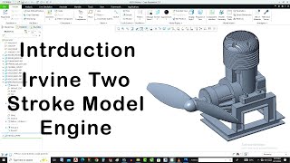 Irvine Two Stroke Engine 3D Model In Creo Parametric In Hindi/Urdu | ACS Mechanical