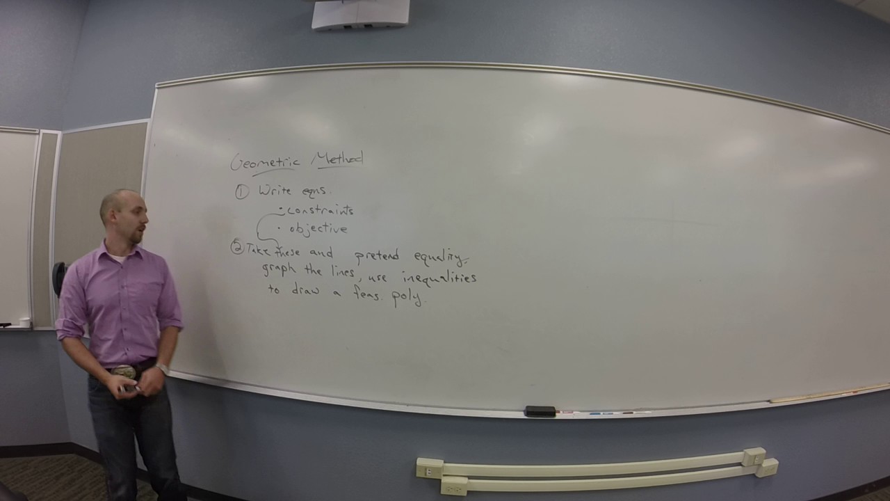 Linear Programming - Geo Method Overview - YouTube