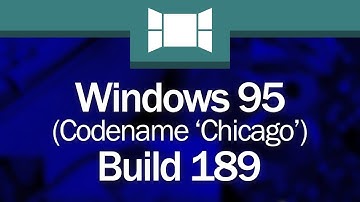 Windows 95 Build 189: "Welcome To Windows 95"