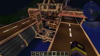 Unnamed carrier airship - Minecraft Create Clockwork