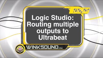 Logic Pro: Routing Multiple Outputs of Ultrabeat | WinkSound