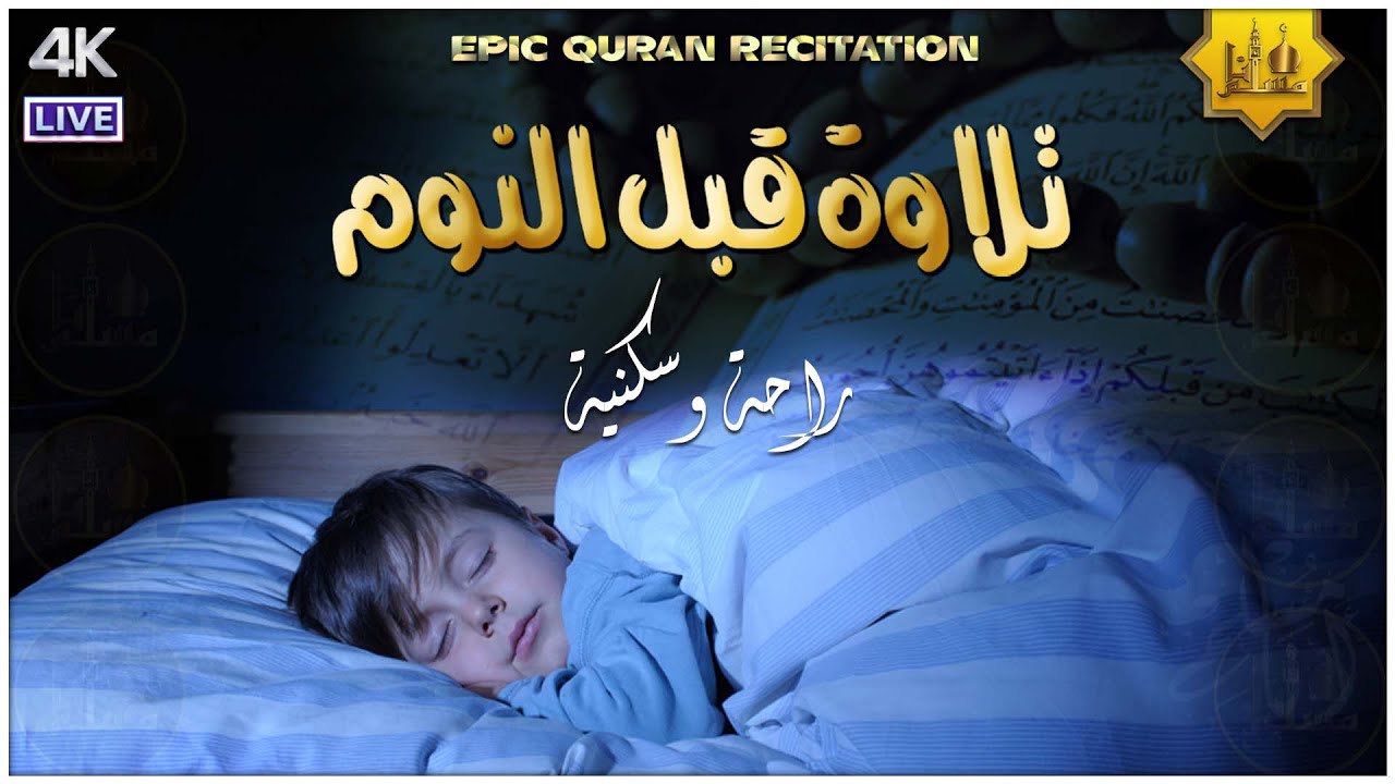 قرآن كريم قبل النوم 💤 - راحة نفسية 🎧 - طمأنينة 💚 - تهدئة الأعصاب 😴 | القارئ حسام الدين عبادي