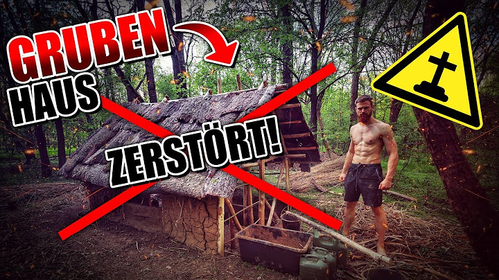GRUBENHAUS von HATER ZERSTÖRT Bushcraft Shelter #013 - Lagerbau - Outdoor Camp | Fritz Meinecke