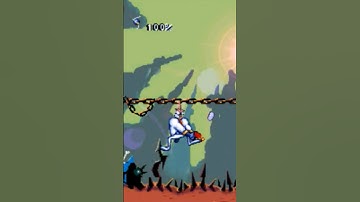 Retro Cheating :D #EarthwormJim #SuperNintendoEntertainmentSystem #Nintendo #Snes #Gaming #Sub #Like