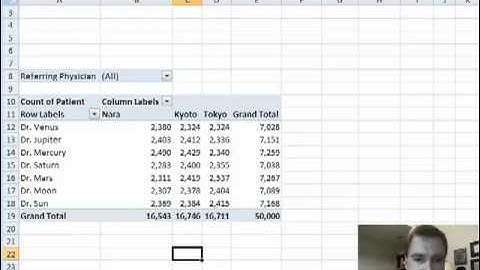 Excel Video 30 Introducing Tables in Excel 2007