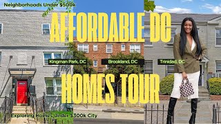 Relocating to DC | Affordable DC Homes Tour 🏠| Affordable DC Neighborhood Tour | Affordable Life DC