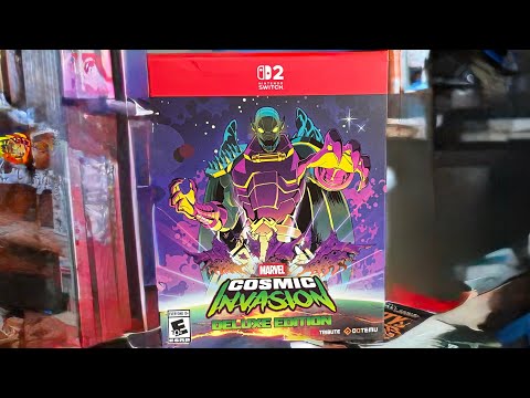 Marvel Cosmic Invasion Deluxe Edition for the Switch 2 Unboxing