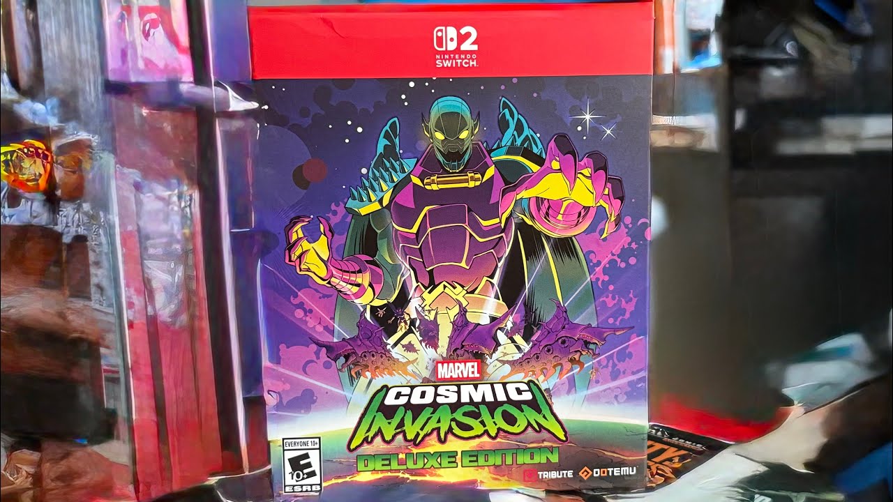 Marvel Cosmic Invasion Deluxe Edition for the Switch 2 Unboxing