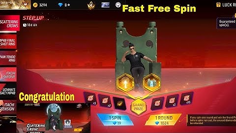 NEW SCATTERING CROWS ARRIVAL ANIMATION FREE FIRE | NEW STEP UP EVENT FREE SPIN | FREE FIRE NEW EVENT
