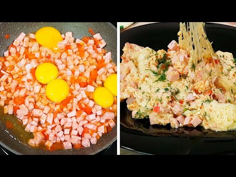 Видео: Завтрак для ленивых за 5 минут! Быстрый, вкусный завтрак на скорую руку! Вкуснотище! Простой Рецепт