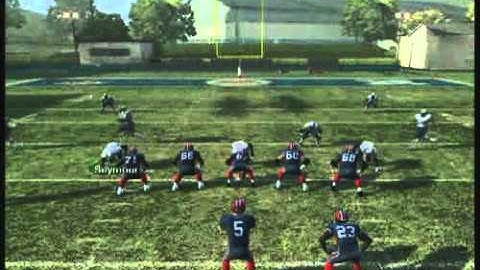 Madden Tips - Gun Trips Open - Slant Out for Madden 09