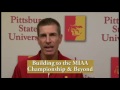 Pittsburg State men's track and field coach Russ Jewett