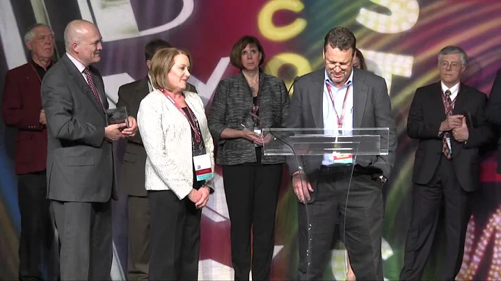 Karen Martin & Mike Osterling accepting the Shingo...