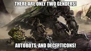 Megatron - "There are only two genders"