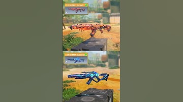 FREE Vs PAID LEGENDARY CR56 AMAX in CODM💀