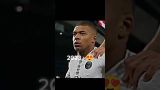 mbappe then vs now 🤯 #football #viral #trending