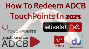 How to Redeem ADCB TouchPoints| Recharge phone by using adcb touchpoint| #billpayment #etisalat #du