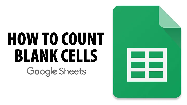 How To Count Blank Cells In Google Sheets
