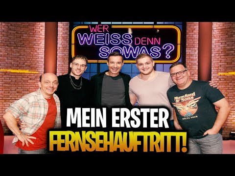 😍😱 MEIN ERSTES MAL IM FERNSEHEN! | WWDS mit Rewi, Kai Pflaume, Elton und Bernhard Hoëcker
