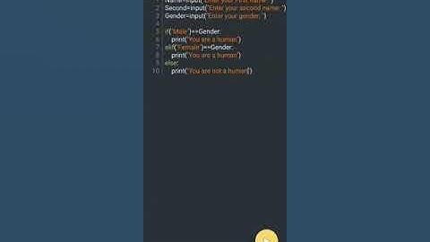 Elif statement in python