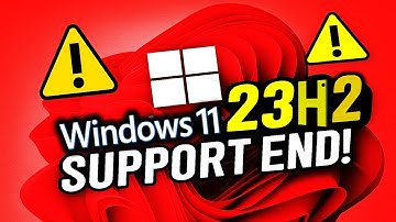 Ondersteuning voor Windows 11 23H2 beëindigd! Werk nu bij of riskeer beveiligingsproblemen.