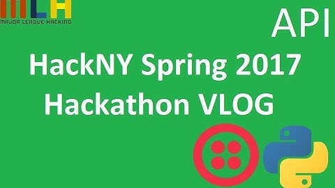 HackNY Spring 2017 Hackathon VLOG