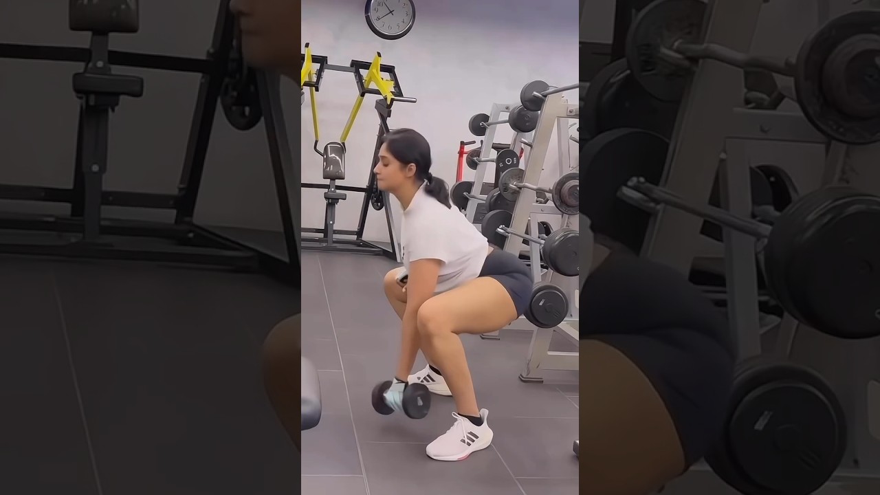 Nyla Usha hot gym workout 