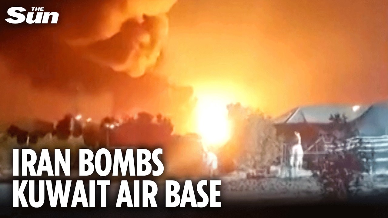 Kuwait air base bombed by Iranian Shahed drone