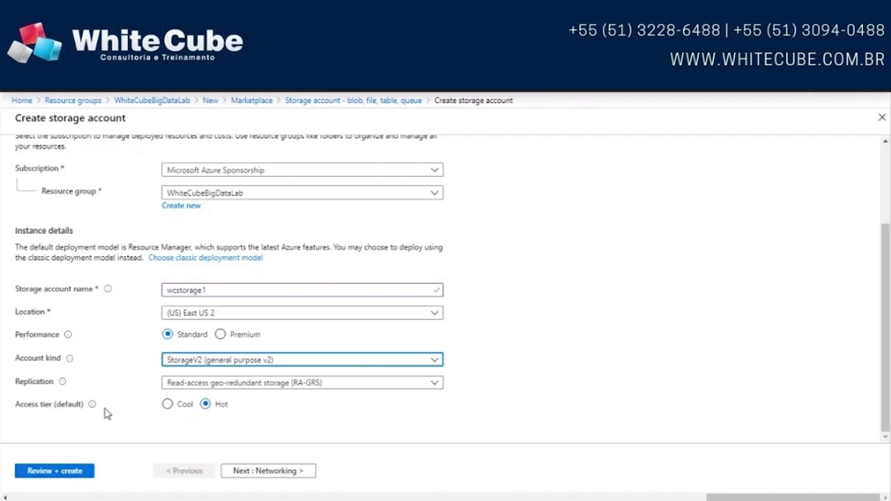 Azure Criando um Storage Account (Data Lake Gen2) YouTube