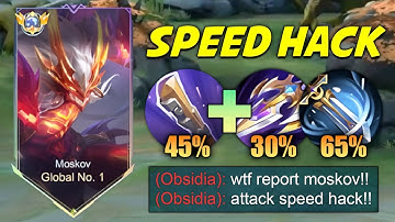 FINALLY! GLOBAL MOSKOV ATTACK SPEED BUILD IS 100% BROKEN!!😱 (RECOMMENDED BUILD FOR HIGH RANK) - MLBB