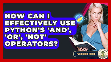 How Can I Effectively Use Python