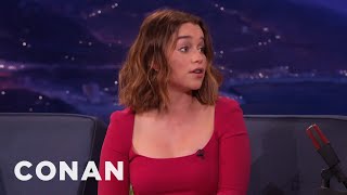 Emilia Clarke On Daenerys' Many Titles | CONAN on TBS