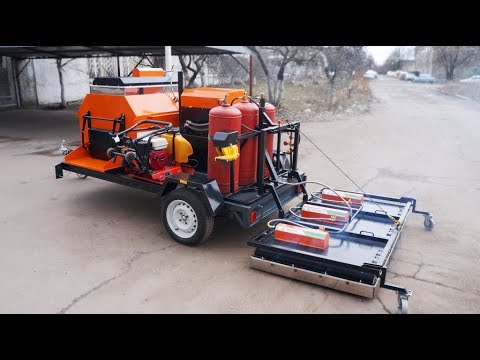 INFRARED ASPHALT REPAIR | ИНФРАКРАСНЫЙ РЕМОНТ АСФАЛЬТА | TM TICAB