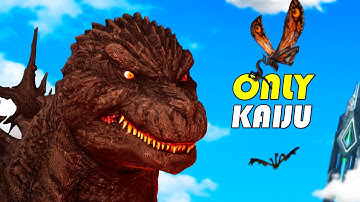 ARK 100 Days, But I Replaced EVERY Dino with Kaiju...