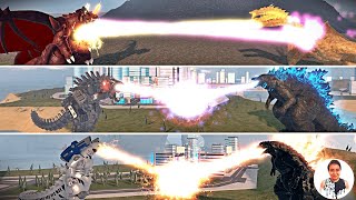Top 5 Best Kaiju's Beam Clash In Kaiju Universe | Roblox Cinematic