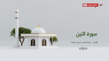 سورة التين | القارئ عبدالرحمن حسين حماد | رواية حفص عن عاصم | القرآن الكريم | Quran