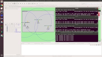 Vanilla babeld on top of simulated 802.11 MANET in OMNeT++ using INET framework